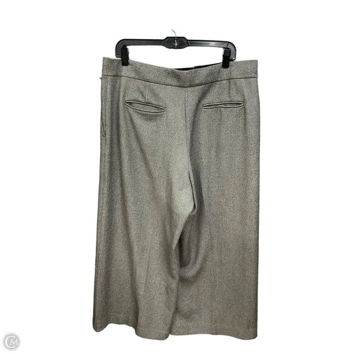 Pants Wide Leg By Ann Taylor In Grey, Size: 14