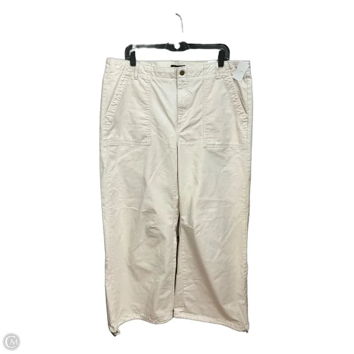 Pants Wide Leg By Banana Republic In Beige, Size: 16