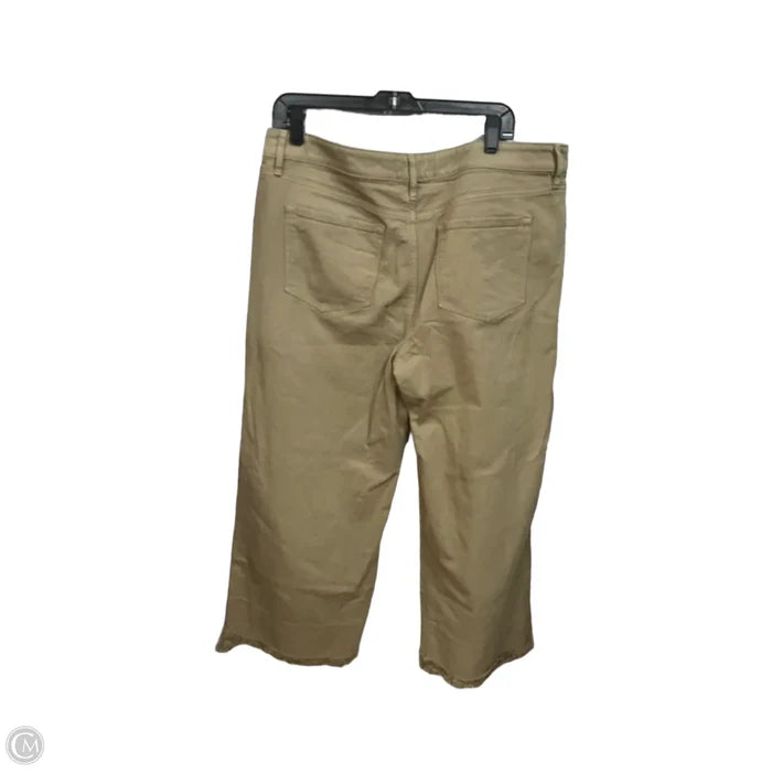 Pants Wide Leg By Loft In Green, Size: 16