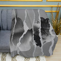 Paper Statue Abstract Art Print Plush Fleece Throw Blanket