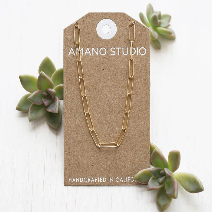 Paperclip Chain  Necklace