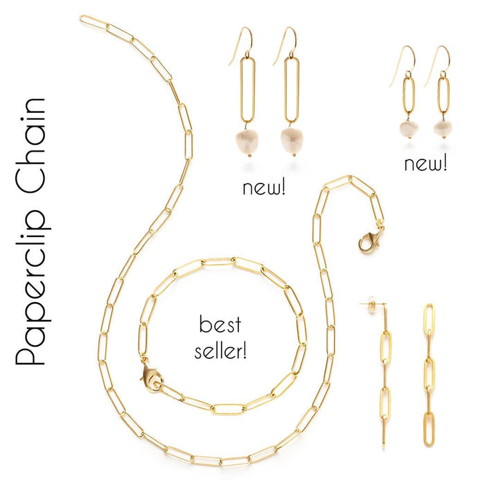 Paperclip Chain  Necklace