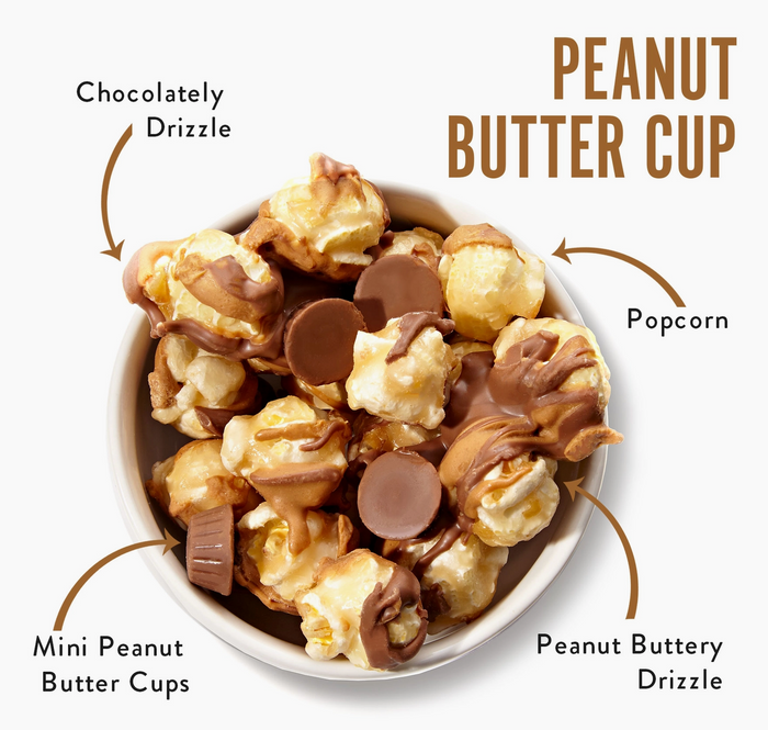 Peanut Butter Cup | Caramel Choco Popcorn
