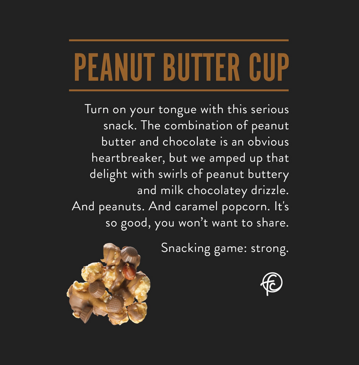 Peanut Butter Cup | Caramel Choco Popcorn