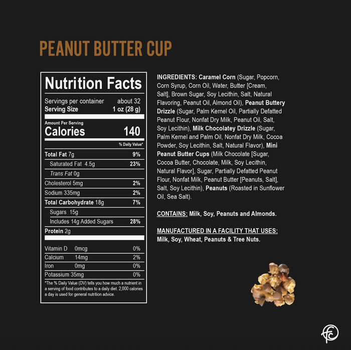 Peanut Butter Cup | Caramel Choco Popcorn
