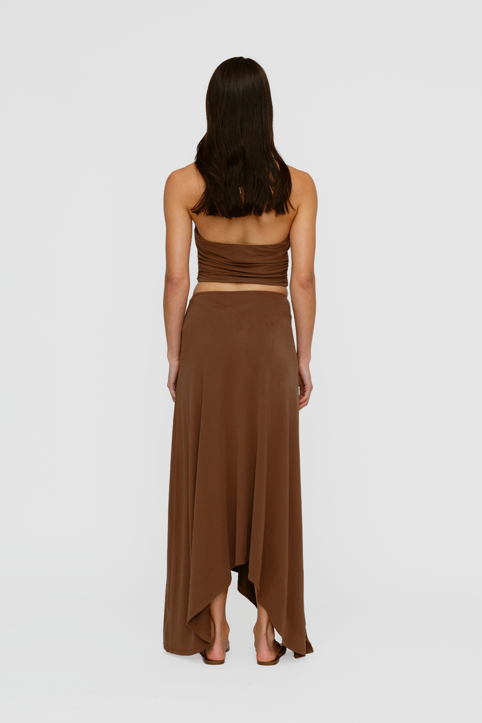 Piero Halter Top - Chocolate