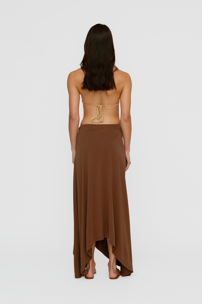 Piero Maxi Skirt - Chocolate
