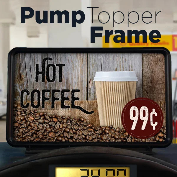 Plastic Pump Topper Frame - UnitedSign
