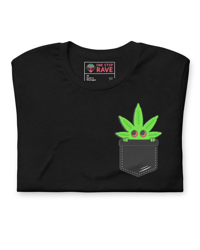Pocket Weed T-Shirt, T-Shirt, - One Stop Rave