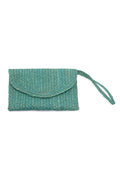Portia Jute Clutch Wristlet