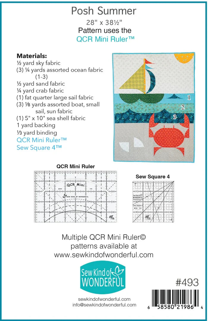 Posh Summer Quilt Pattern - Sew Kind of Wonderful