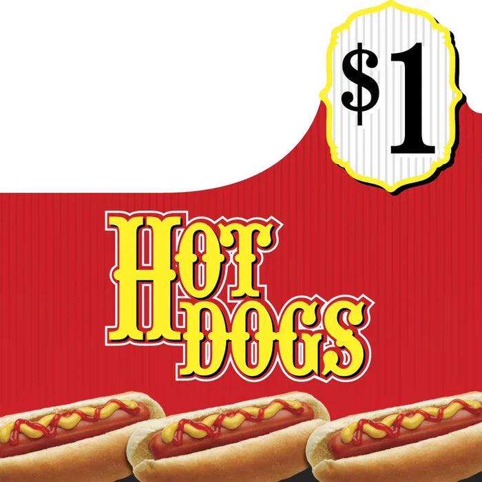 Price Burst Sign Insert - Hot Dogs - Name Your Price - UnitedSign