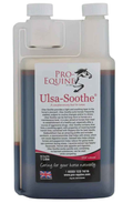 Pro-Equine Ulsa-Soothe 1 litre bottle of liquid gastric and digestive supplement for horses