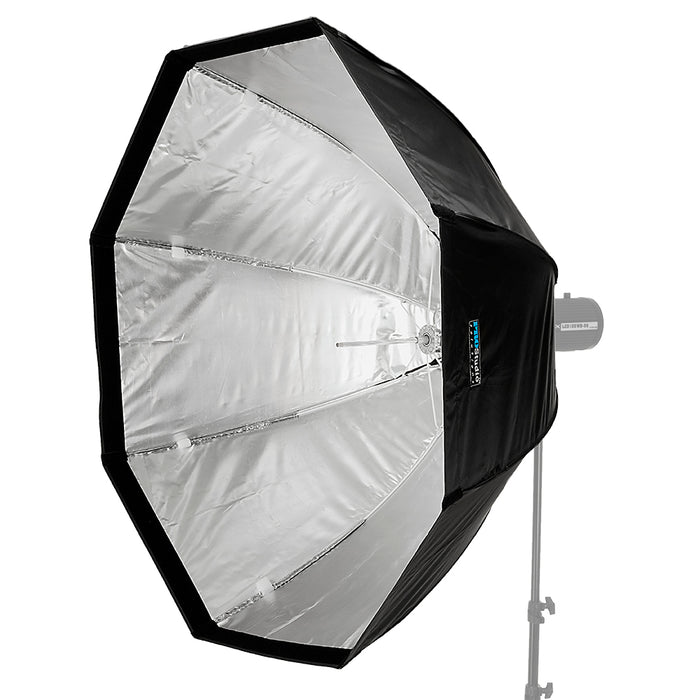 Pro Studio Solutions EZ-Pro Softbox with Multiblitz V Speedring for Multiblitz V, Varilux, and Compatible - Quick Collapsible Softbox with Silver Reflective Interior with Double Diffusion Panels