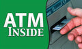 Pump Topper Sign - ATM Inside - High-Visibility Fuel Pump Insert - UnitedSign