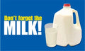 Pump Topper Sign - Milk - High-Visibility Fuel Pump Insert - UnitedSign