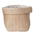 Quilted Cotton Terry Cloth Folding Baskets