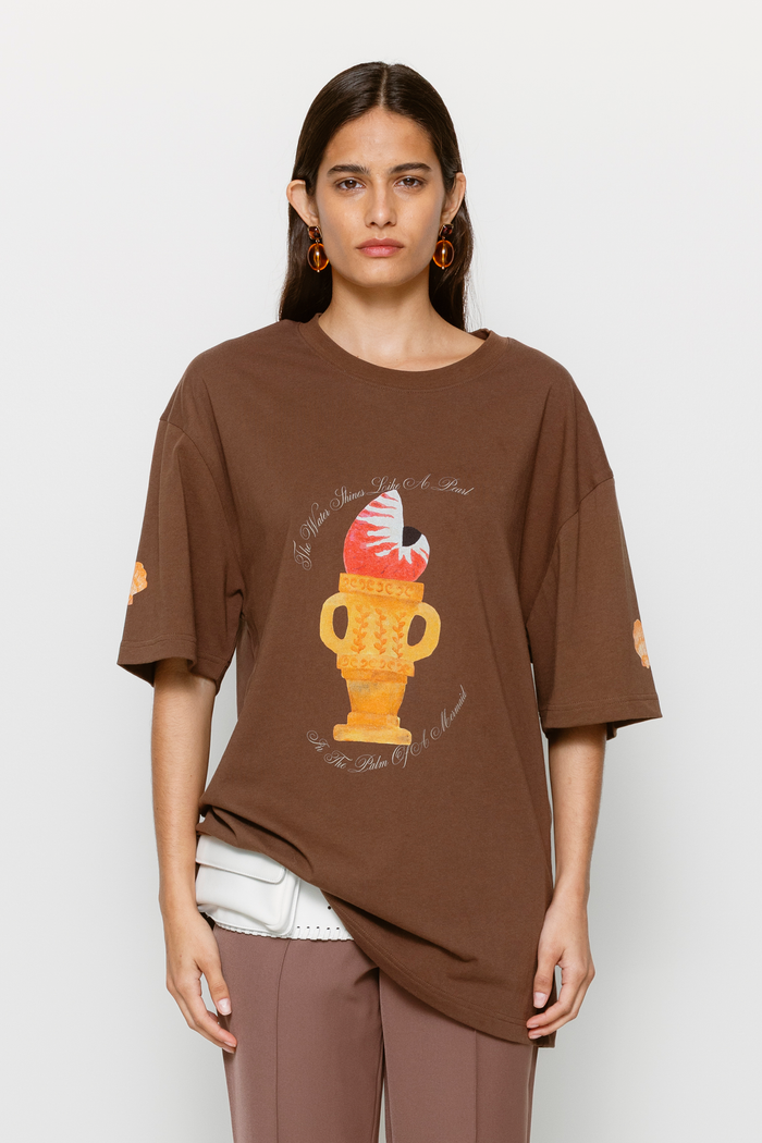 Relaxed Camiseta T-shirt - Chocolate