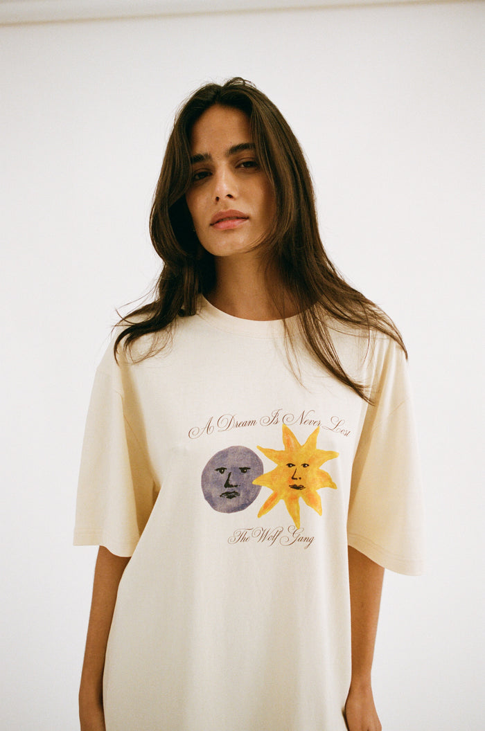 Relaxed Camiseta T-shirt - Cream