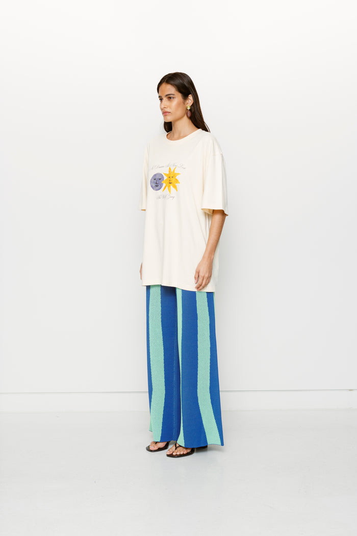 Relaxed Camiseta T-shirt - Cream