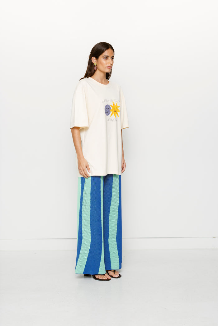 Relaxed Camiseta T-shirt - Cream