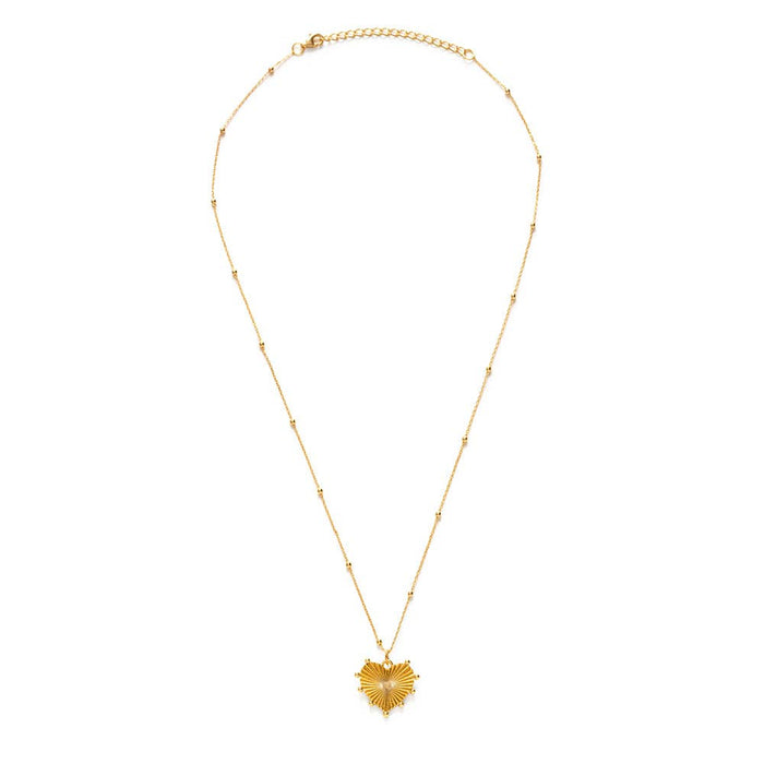 Renaissance Heart Pendant Necklace