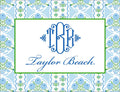 Ribbons in Bloom, Hydrangea, Gift Sticker Label, Set of 24