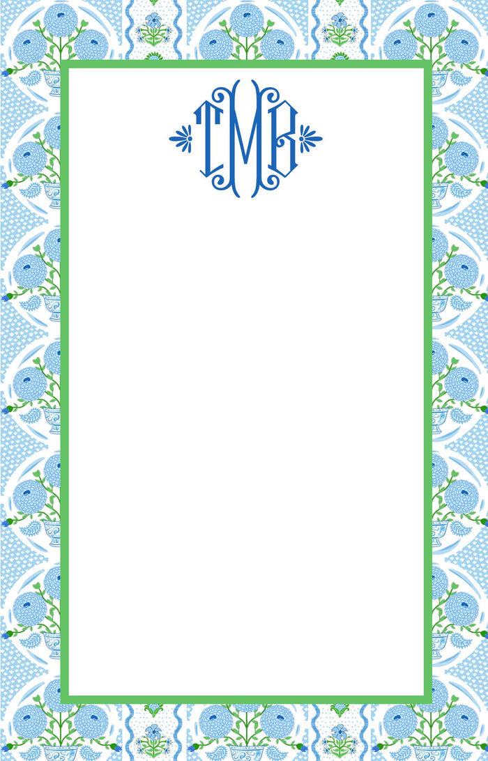 Ribbons in Bloom Notepad, Multiple Sizes Available, Hydrangea