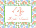 Ribbons in Bloom, Periwinkle, Gift Sticker Label, Set of 24
