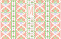 Ribbons in Bloom Personalized Paper Tear-away Placemat Pad, Begonia
