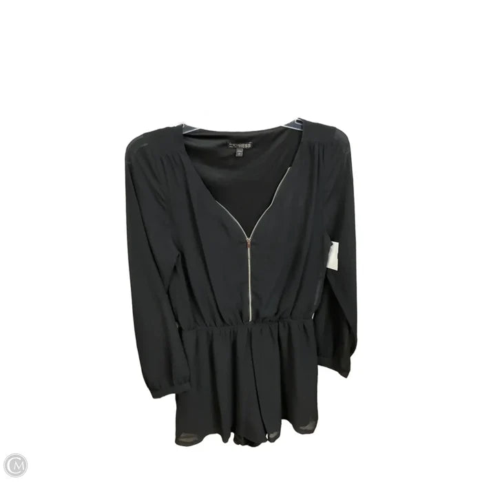 Romper By Express In Black, Size: S