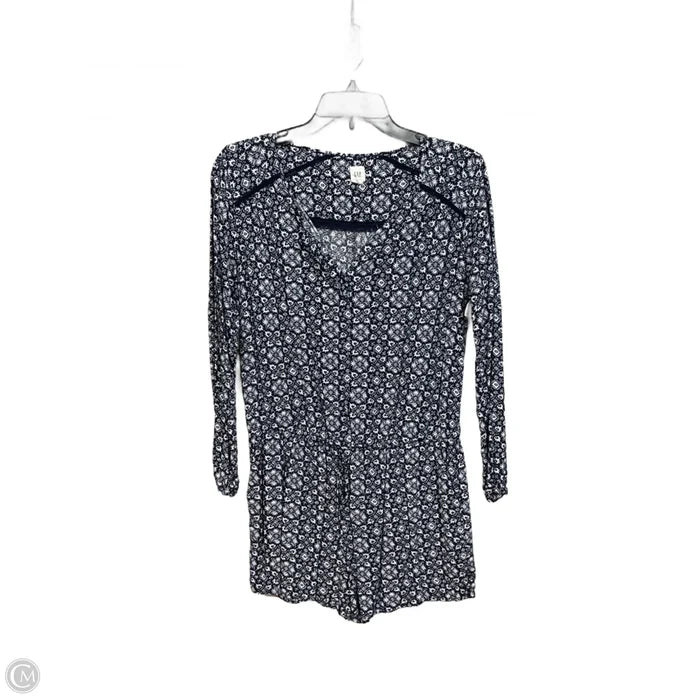 Romper By Gap In Blue & White, Size: S
