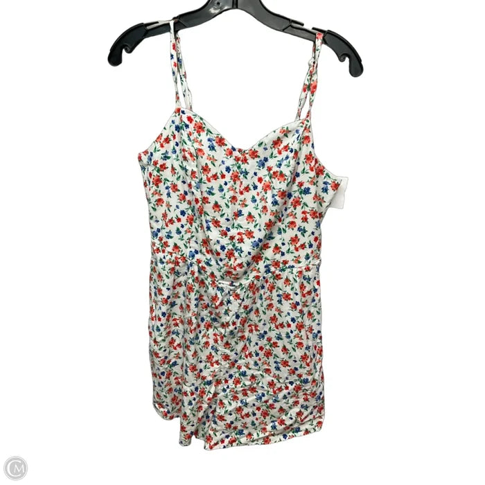 Romper By Old Navy In Floral Print, Size: L