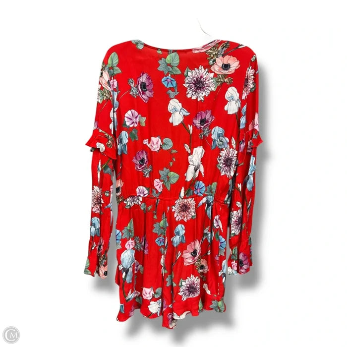 Romper By Willow & Clay In Red, Size: L
