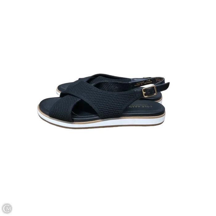 Sandals Flats By Cole-haan In Black, Size: 7.5