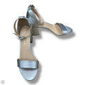 Sandals Heels Block By Chinese Laundry In Silver, Size: 8