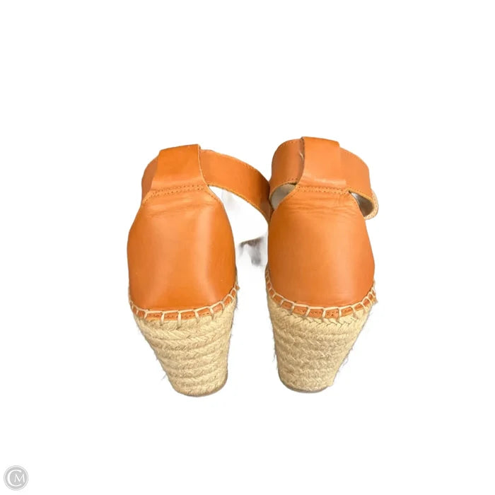 Sandals Heels Wedge By Gap In Tan, Size: 8.5