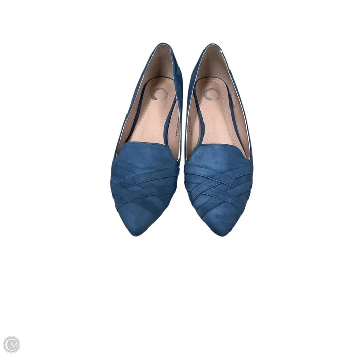 Shoes Flats By Clothes Mentor In Blue, Size: 8.5