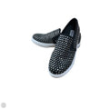 Shoes Flats By Steve Madden In Black & Silver, Size: 8