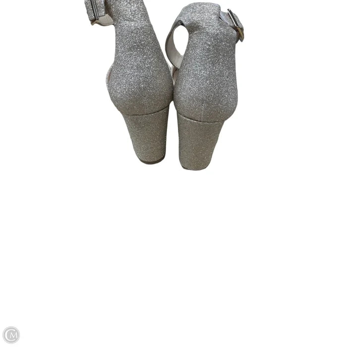 Shoes Heels Block By Clothes Mentor In Gold, Size: 8