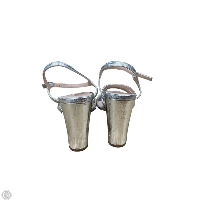 Shoes Heels Block By Cmc In Silver, Size: 10