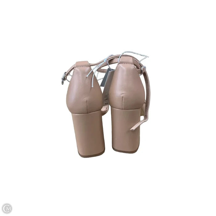 Shoes Heels Platform By A New Day In Tan, Size: 9