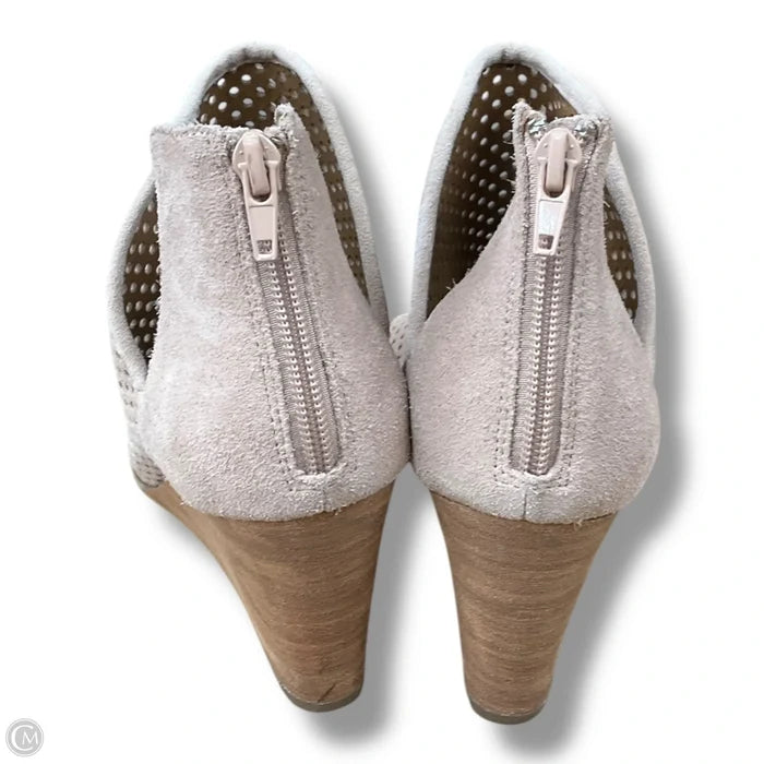 Shoes Heels Wedge By Susina In Tan, Size: 8.5