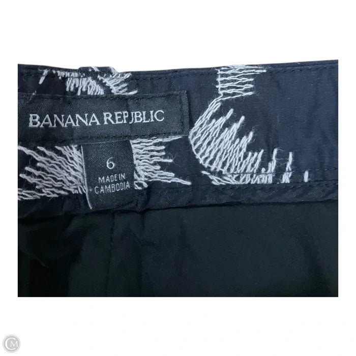 Shorts By Banana Republic In Black & Tan, Size: 6