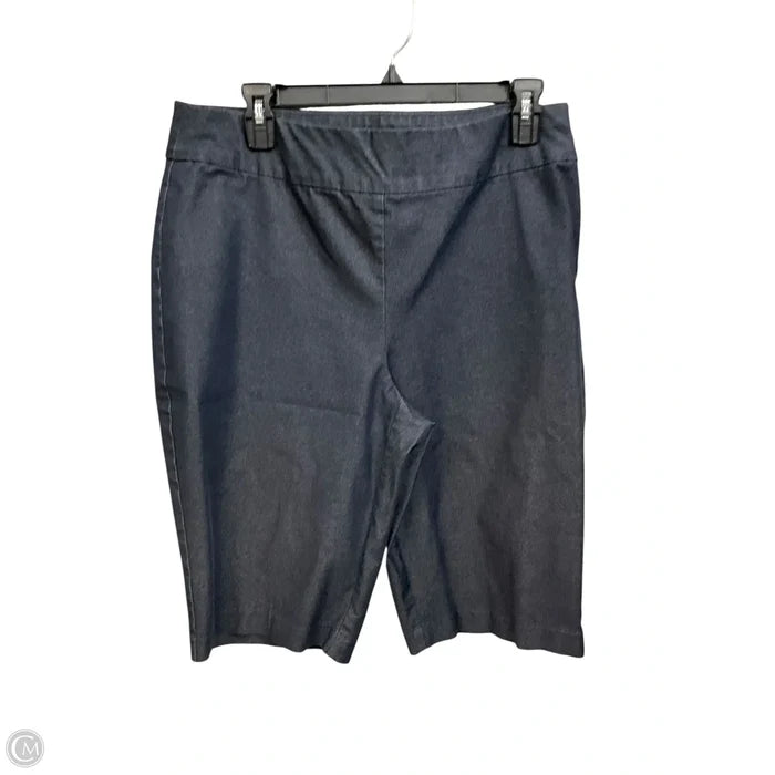 Shorts By Chicos In Blue, Size: 12