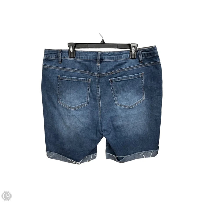 Shorts By Cmc In Blue Denim, Size: 18