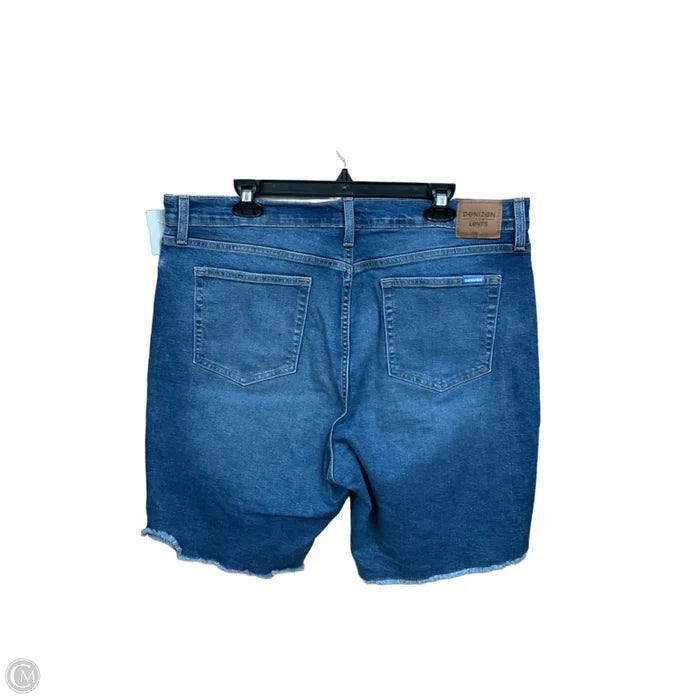 Shorts By Levis In Blue Denim, Size: 18