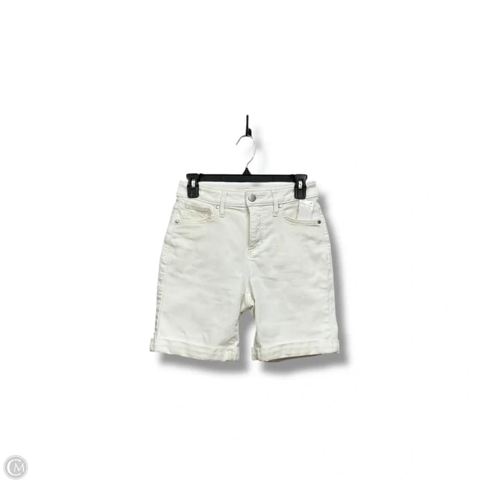 Shorts By Simply Vera In Ivory, Size: 0
