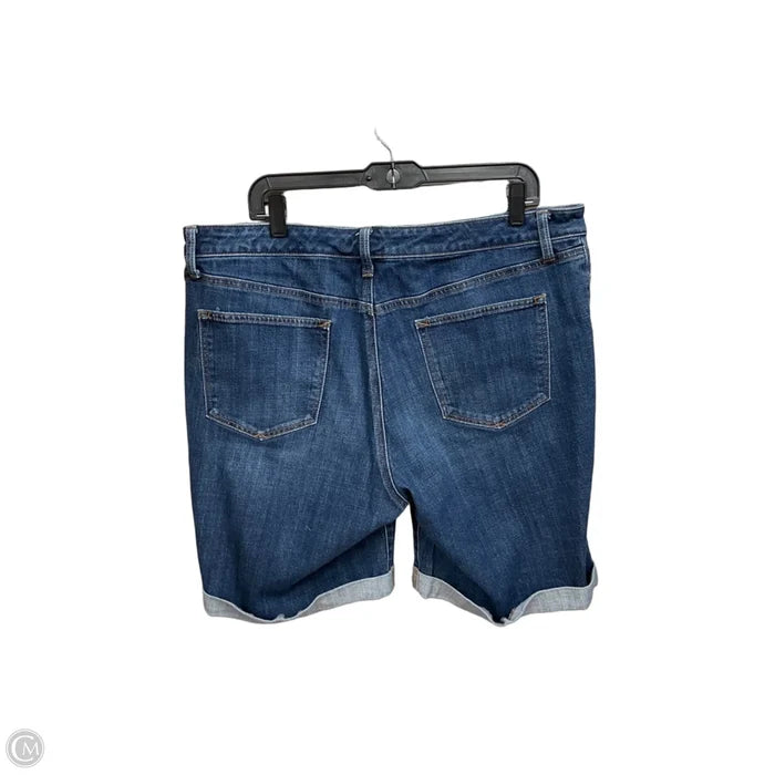 Shorts By Talbots In Blue Denim, Size: 16