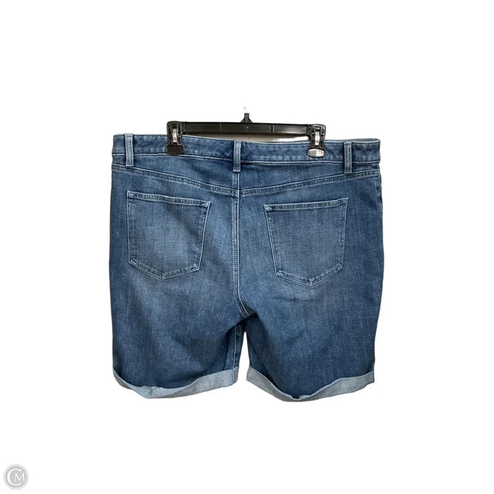 Shorts By Talbots In Blue Denim, Size: 16